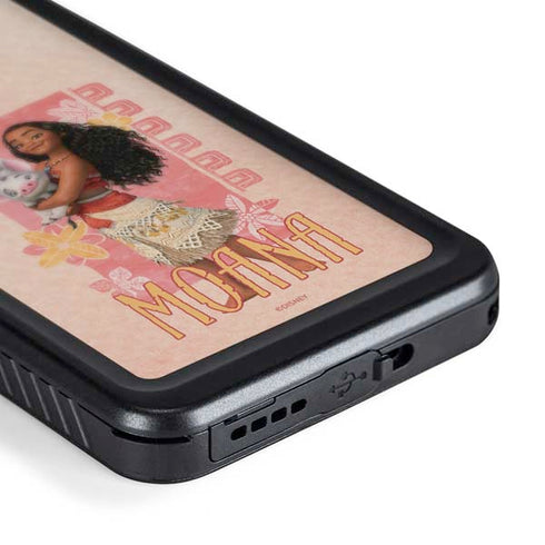 Disney Princess Moana and Pua Galaxy S24 Waterproof Case