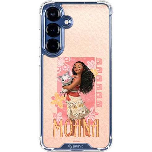Disney Princess Moana and Pua Galaxy S25 Plus Clear Case