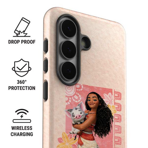 Disney Princess Moana and Pua Galaxy S26 Plus Impact Case