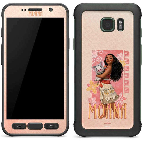 Disney Princess Moana and Pua Galaxy S7 Active Skin