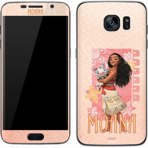 Disney Princess Moana and Pua Galaxy S7 Skin