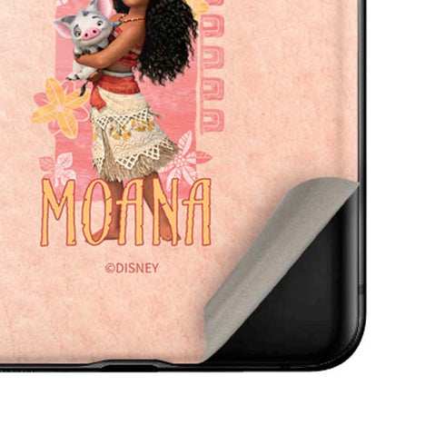 Disney Princess Moana and Pua Galaxy Z Flip Skin