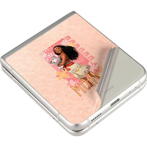 Disney Princess Moana and Pua Galaxy Z Flip3 5G Skin