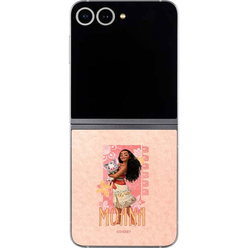 Disney Princess Moana and Pua Galaxy Z Flip6 Skin