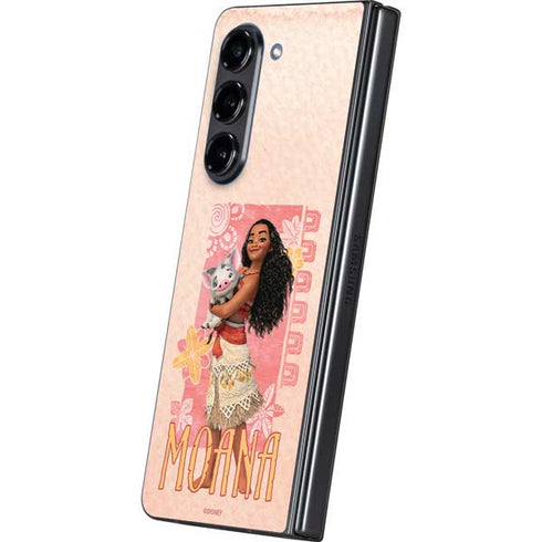 Disney Princess Moana and Pua Galaxy Z Fold5 5G Skin