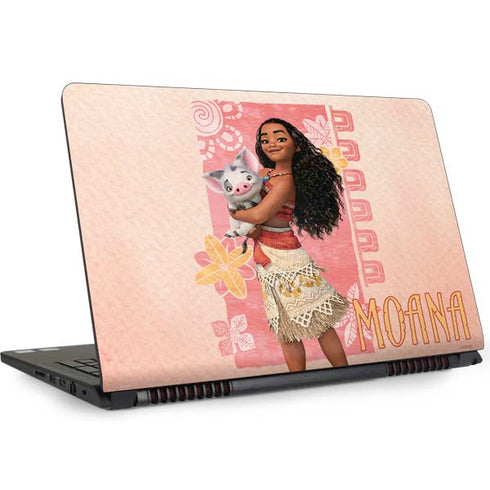 Disney Princess Moana and Pua Dell Inspiron Skin