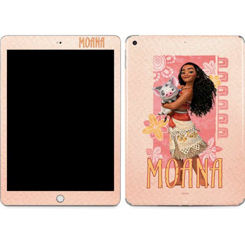 Disney Princess Moana and Pua Apple iPad Skin