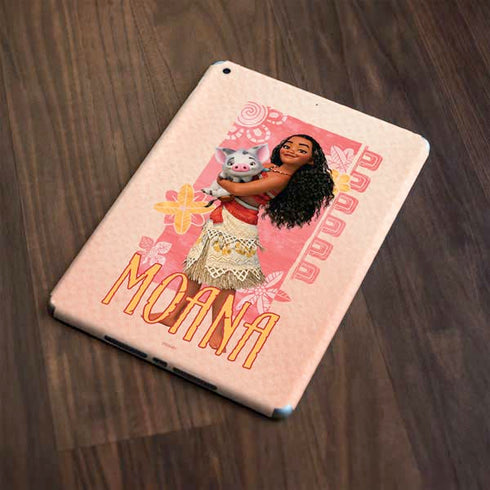 Disney Princess Moana and Pua Apple iPad Skin