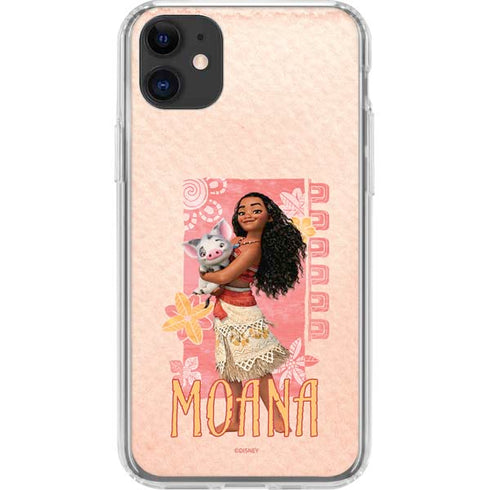 Disney Princess Moana and Pua iPhone 11 Clear Case