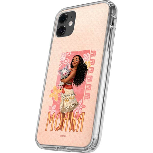 Disney Princess Moana and Pua iPhone 11 Clear Case