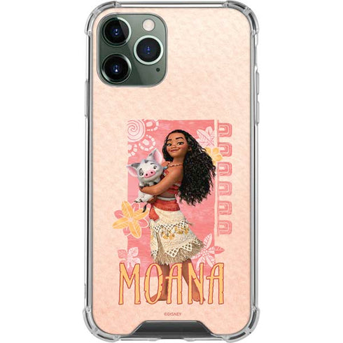 Disney Princess Moana and Pua iPhone 11 Pro Max Clear Case