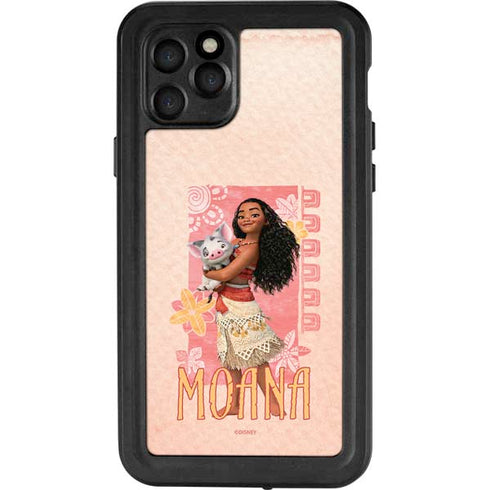 Disney Princess Moana and Pua iPhone 11 Pro Waterproof Case