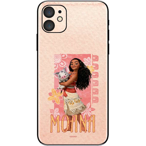 Disney Princess Moana and Pua iPhone 11 Skin