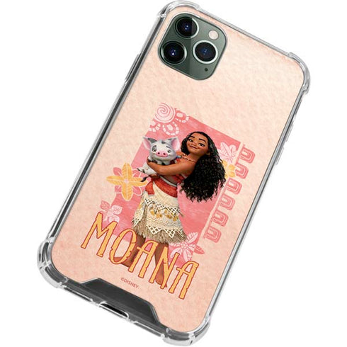 Disney Princess Moana and Pua iPhone 12 Pro Clear Case