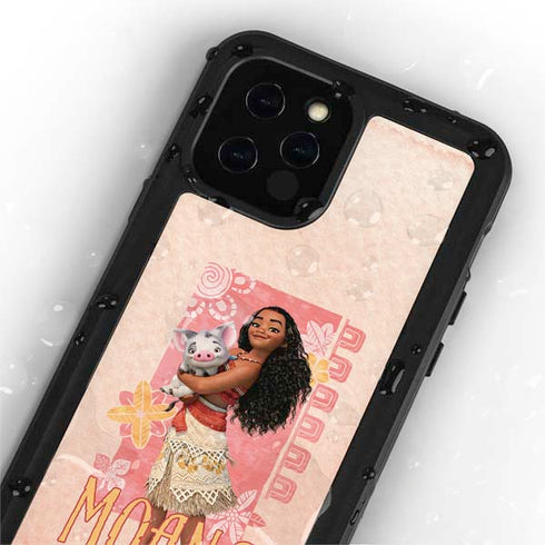 Disney Princess Moana and Pua iPhone 12 Pro Waterproof Case