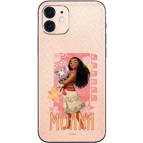 Disney Princess Moana and Pua iPhone 12 Skin