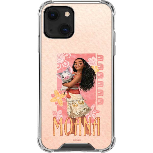 Disney Princess Moana and Pua iPhone 13 Mini Clear Case