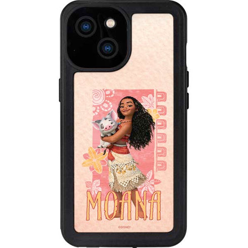 Disney Princess Moana and Pua iPhone 13 Mini Waterproof Case