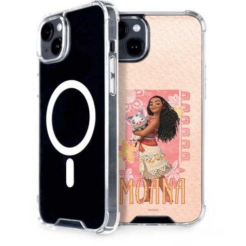 Disney Princess Moana and Pua iPhone 14 MagSafe Case