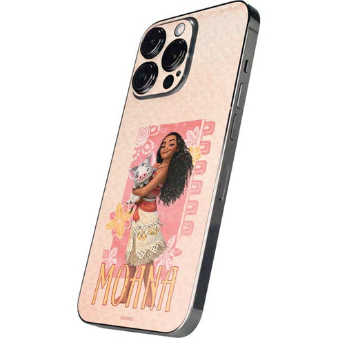 Disney Princess Moana and Pua iPhone 14 Pro Skin