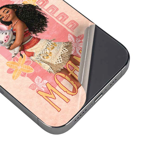 Disney Princess Moana and Pua iPhone 14 Pro Skin