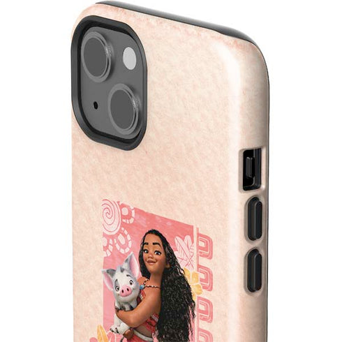 Disney Princess Moana and Pua iPhone 15 Plus Impact Case