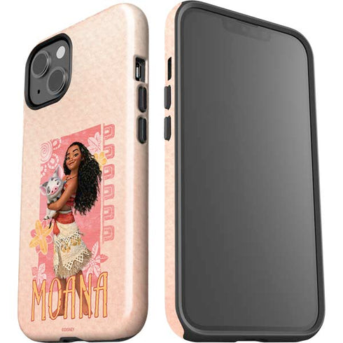 Disney Princess Moana and Pua iPhone 15 Plus Impact Case