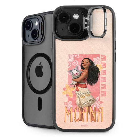 Disney Princess Moana and Pua iPhone 15 Plus Kickstand Case