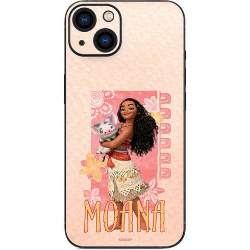 Disney Princess Moana and Pua iPhone 15 Plus Skin