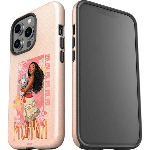 Disney Princess Moana and Pua iPhone 15 Pro Impact Case