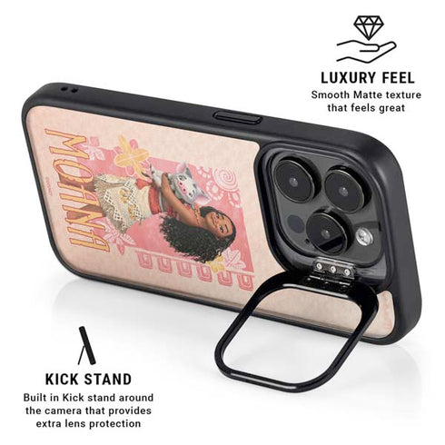 Disney Princess Moana and Pua iPhone 15 Pro Kickstand Case