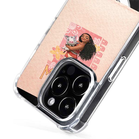 Disney Princess Moana and Pua iPhone 15 Pro MagSafe Case