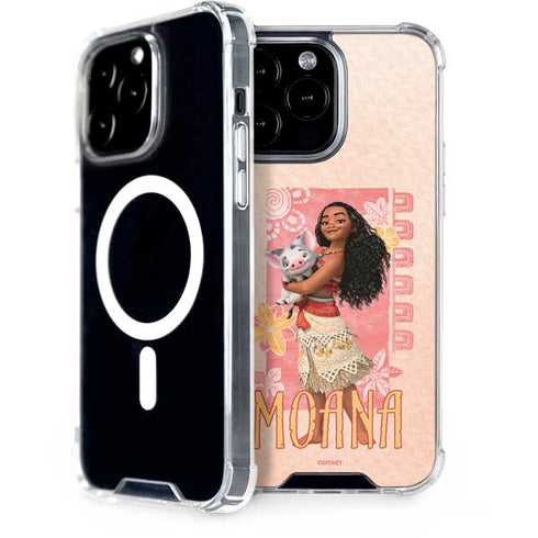 Disney Princess Moana and Pua iPhone 15 Pro Max MagSafe Case