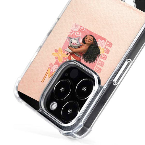 Disney Princess Moana and Pua iPhone 15 Pro Max MagSafe Case