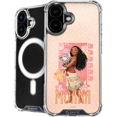 Disney Princess Moana and Pua iPhone 16 MagSafe Case
