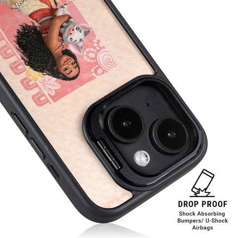 Disney Princess Moana and Pua iPhone 16 Plus Kickstand Case