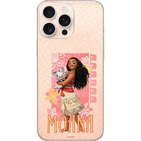 Disney Princess Moana and Pua iPhone 16 Pro Max Skin