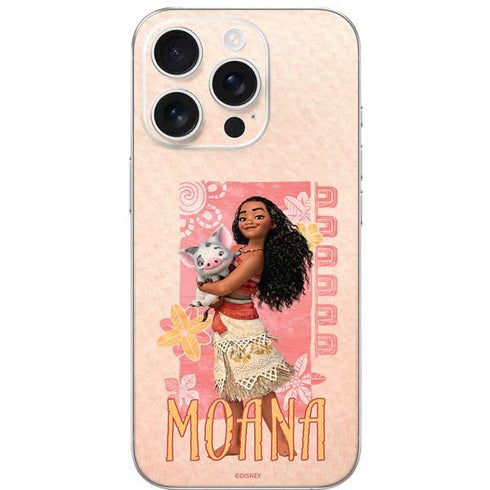 Disney Princess Moana and Pua iPhone 16 Pro Skin