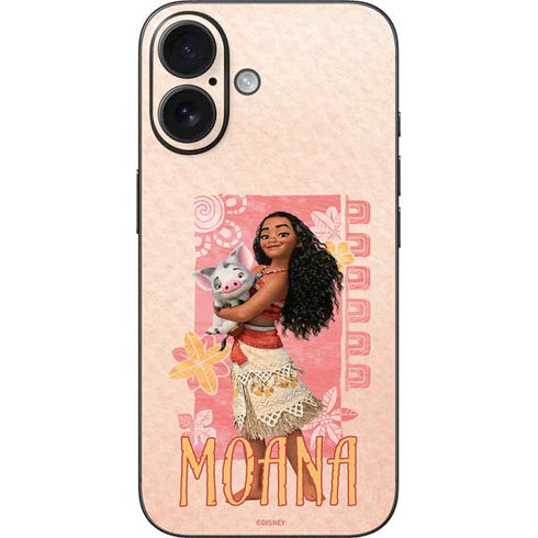 Disney Princess Moana and Pua iPhone 16 Skin