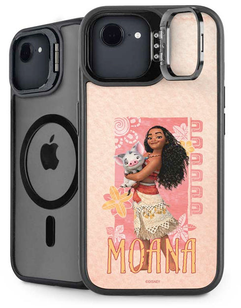 Disney Princess Moana and Pua iPhone 16e Kickstand Case