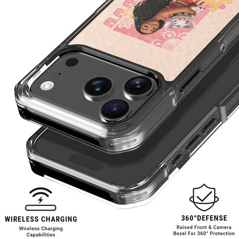 Disney Princess Moana and Pua iPhone 18 Pro Clear Case