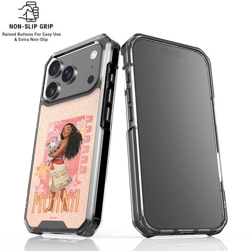 Disney Princess Moana and Pua iPhone 18 Pro Clear Case