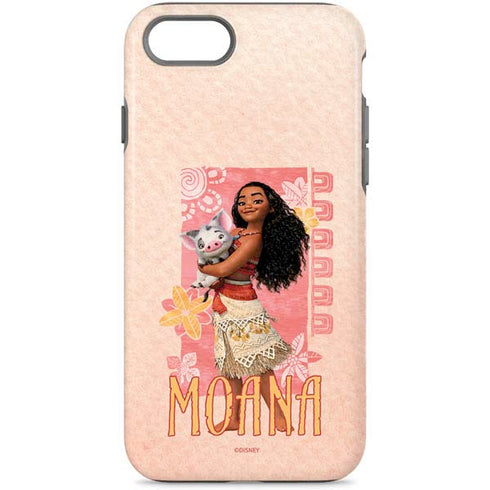Disney Princess Moana and Pua iPhone 8 Pro Case