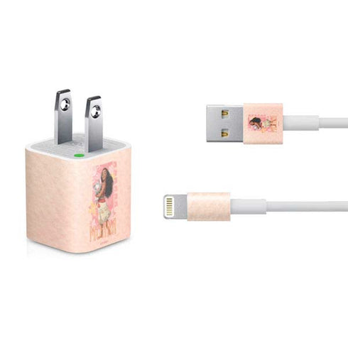 Disney Princess Moana and Pua iPhone Charger (5W USB) Skin