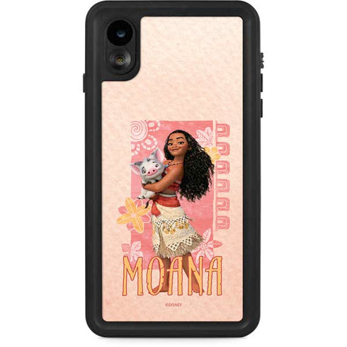 Disney Princess Moana and Pua iPhone XR Waterproof Case