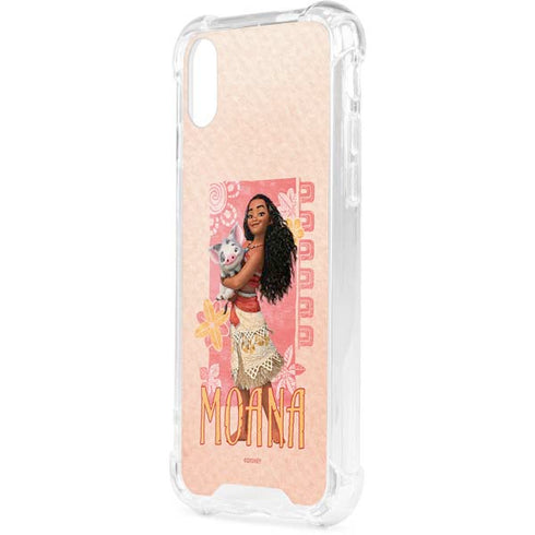Disney Princess Moana and Pua iPhone XS Clear Case