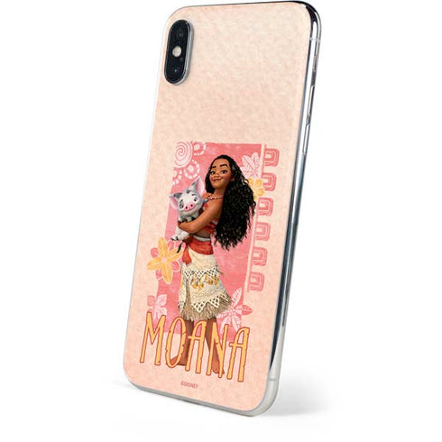 Disney Princess Moana and Pua iPhone XS Skin