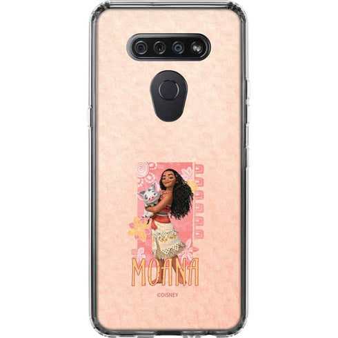 Disney Princess Moana and Pua LG K51/Q51 Clear Case