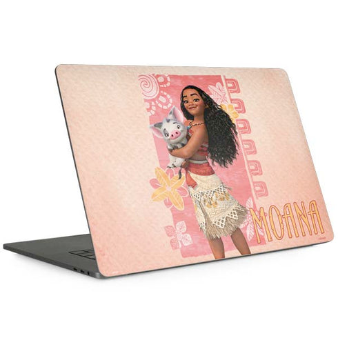 Disney Princess Moana and Pua MacBook Skins