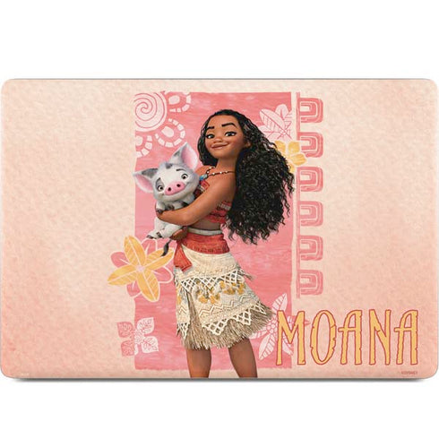 Disney Princess Moana and Pua MacBook Skins